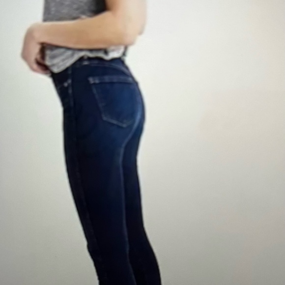 MADEWELL Skinny Jeans Dark Wash 9" High Rise Size 26. - Picture 9 of 14